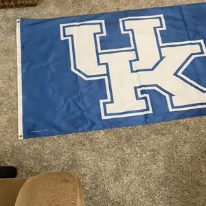 60” x 35” University of Kentucky Win Craft Flag, Excellent Condition!